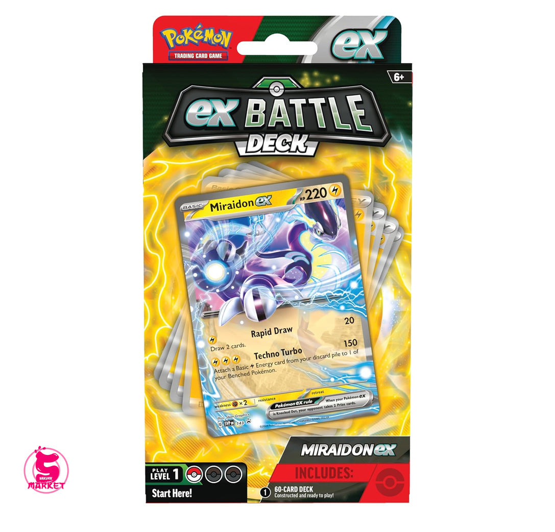 Pokémon TCG: Miraidon ex Battle Deck (Ready-to-Play 60-Card Deck)